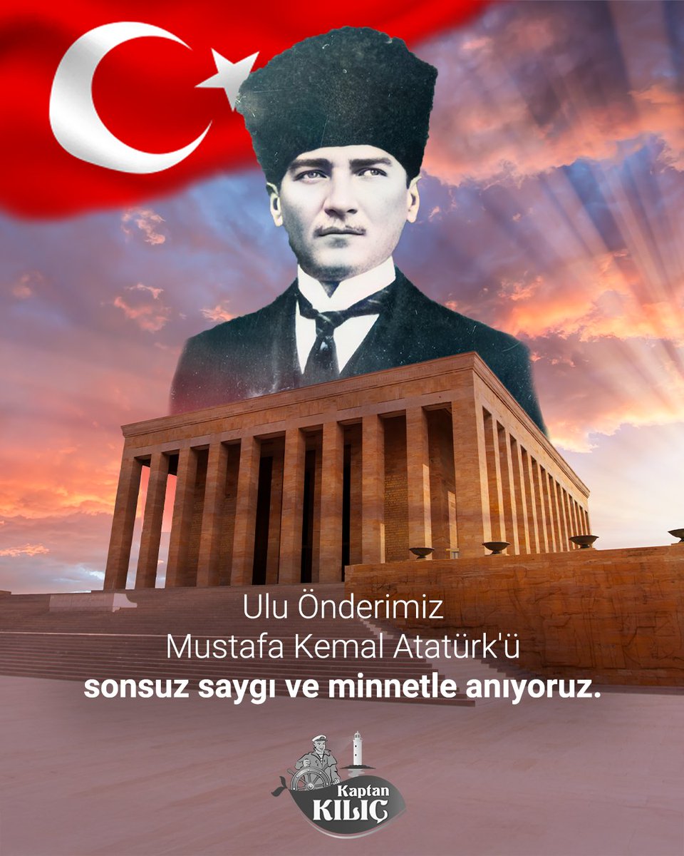 Fikirleriyle yolumuzu aydınlatan, ilke ve değerleriyle geleceğimizi şekillendiren Ulu Önderimiz Mustafa Kemal Atatürk’ü saygı, minnet ve özlemle anıyoruz. ♾️

#10Kasım #AtatürküAnmaGünü #MustafaKemalAtatürk