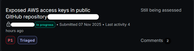 _0xhero1's tweet image. الحمدلله
Found exposed AWS keys in a public repo 
report triaged on @Bugcrowd  .

Using Github Dork:
org:Target aws_access_key_id