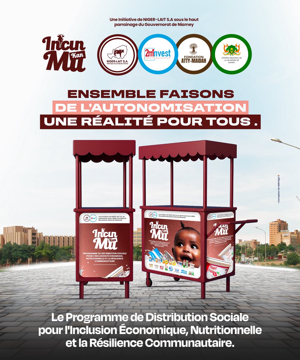 NigerLait's tweet photo. 🇳🇪 Le projet INCIN KANMU est officiellement lancé ❤️

Porté par Niger-Lait S.A. et ses partenaires, ce programme vise à renforcer l’inclusion économique, nutritionnelle et communautaire.

#IncinKanmu, faisons de l’autonomisation une réalité pour tous 💪🏽 https://t.co/nLg0Wzr3Ki