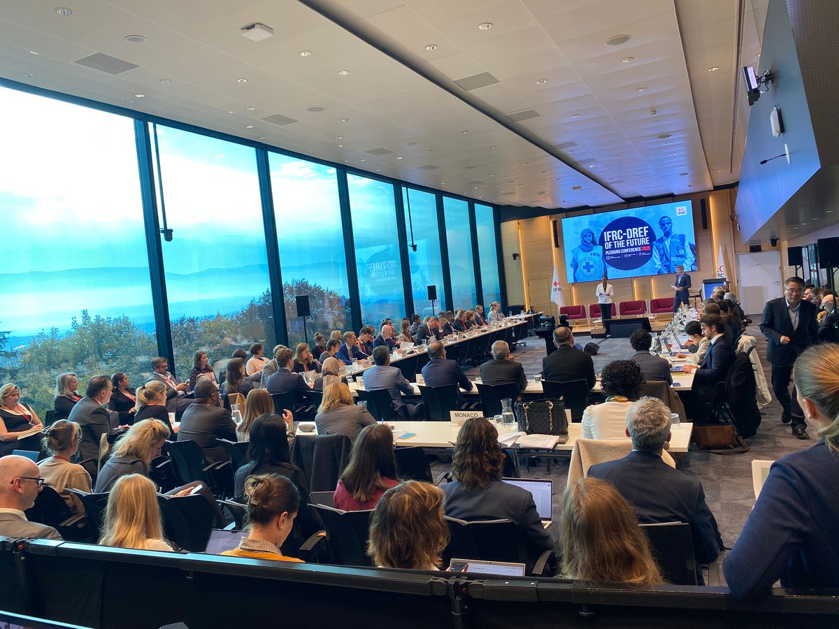 Deputy Minister Nuh Yılmaz attended the International Federation of Red Cross and Red Crescent Societies (IFRC) Disaster Response Emergency Fund (DREF) Pledging Conference in Geneva and addressed the event.