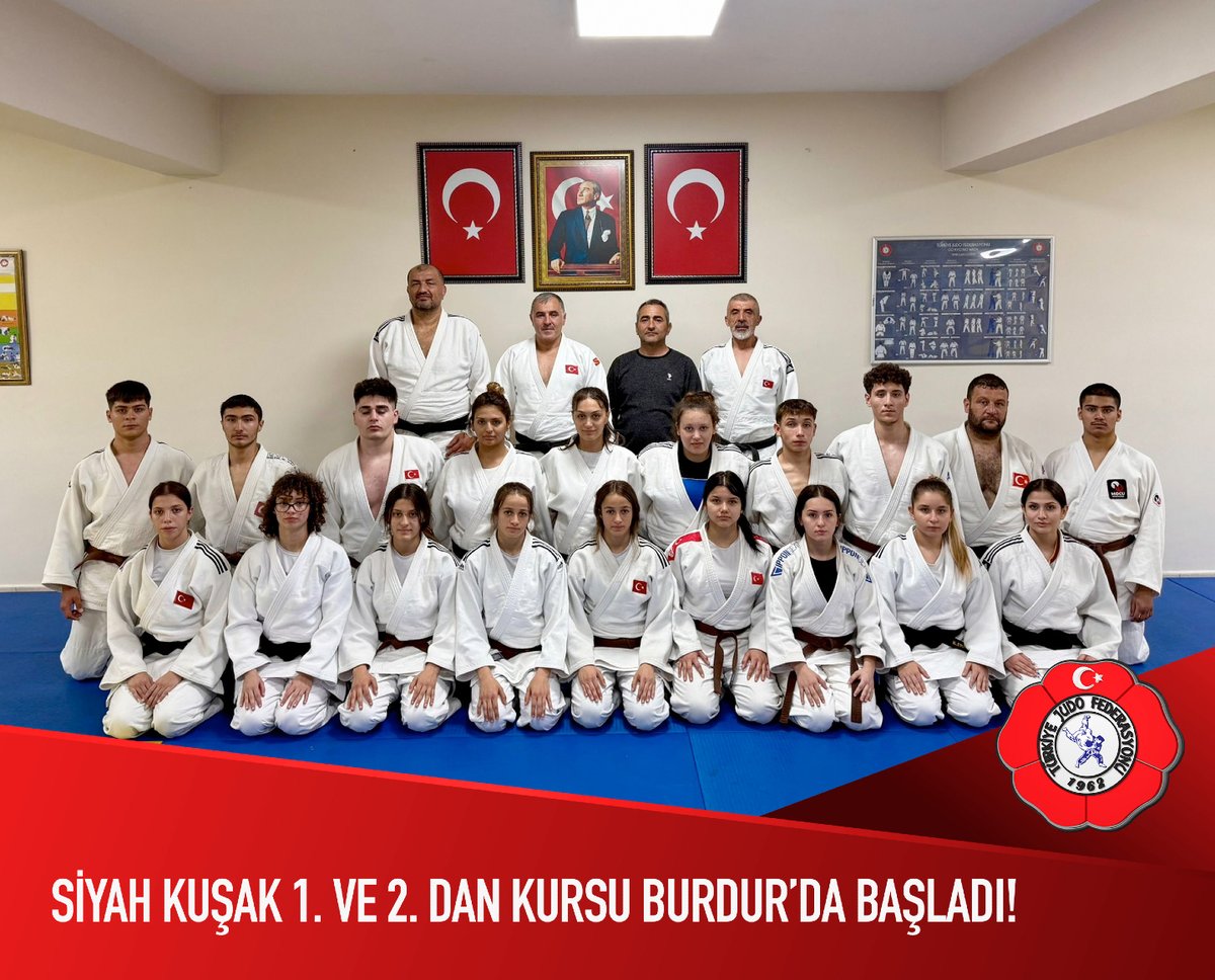 turkjudo's tweet image. Siyah Kuşak 1. ve 2. Dan Kursu Burdur’da Başladı!

Federasyonumuz tarafından 6–9 Kasım 2025 tarihleri arasında düzenlenen Siyah Kuşak 1. ve 2. Dan Kursu, 21 kursiyerin katılımıyla Burdur’da başladı.

Kurs; Federasyonumuz eğitmenlerinden Gökhan ÇELİK, Gökhan YÖRÜK ve Hakan ÇELİK…