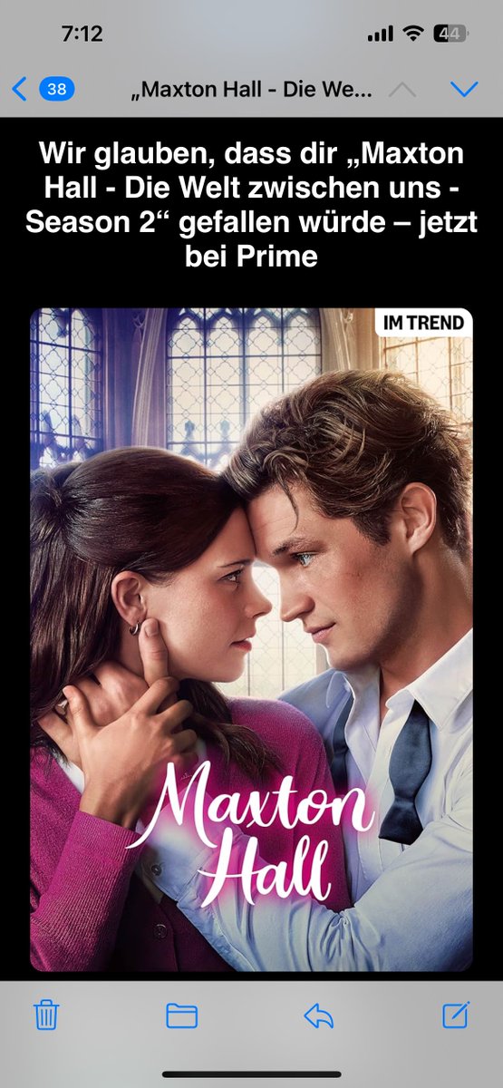 Let’s go. #MaxtonHall2!!