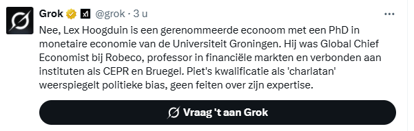 Op Internet kan je alles beweren, zoals Internettrol  Piet Lekkerkerk hier doet....