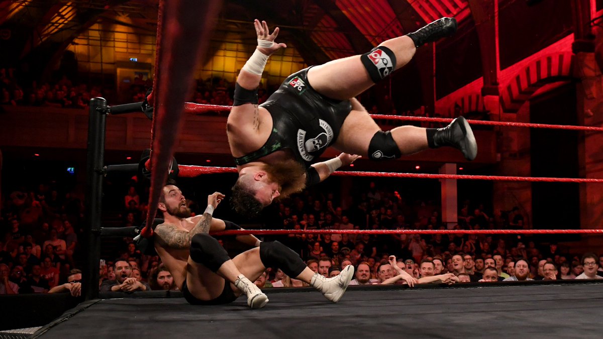 Nov. 7, 2018:

In Part 1 of a 2-part episode of #NXTUK from the Corn Exchange in Cambridge, <a href="/DaveMastiff/">Dave Mastiff</a> defeated <a href="/NoFunDunne/">No Fun Dunne</a>.

📸 WWE