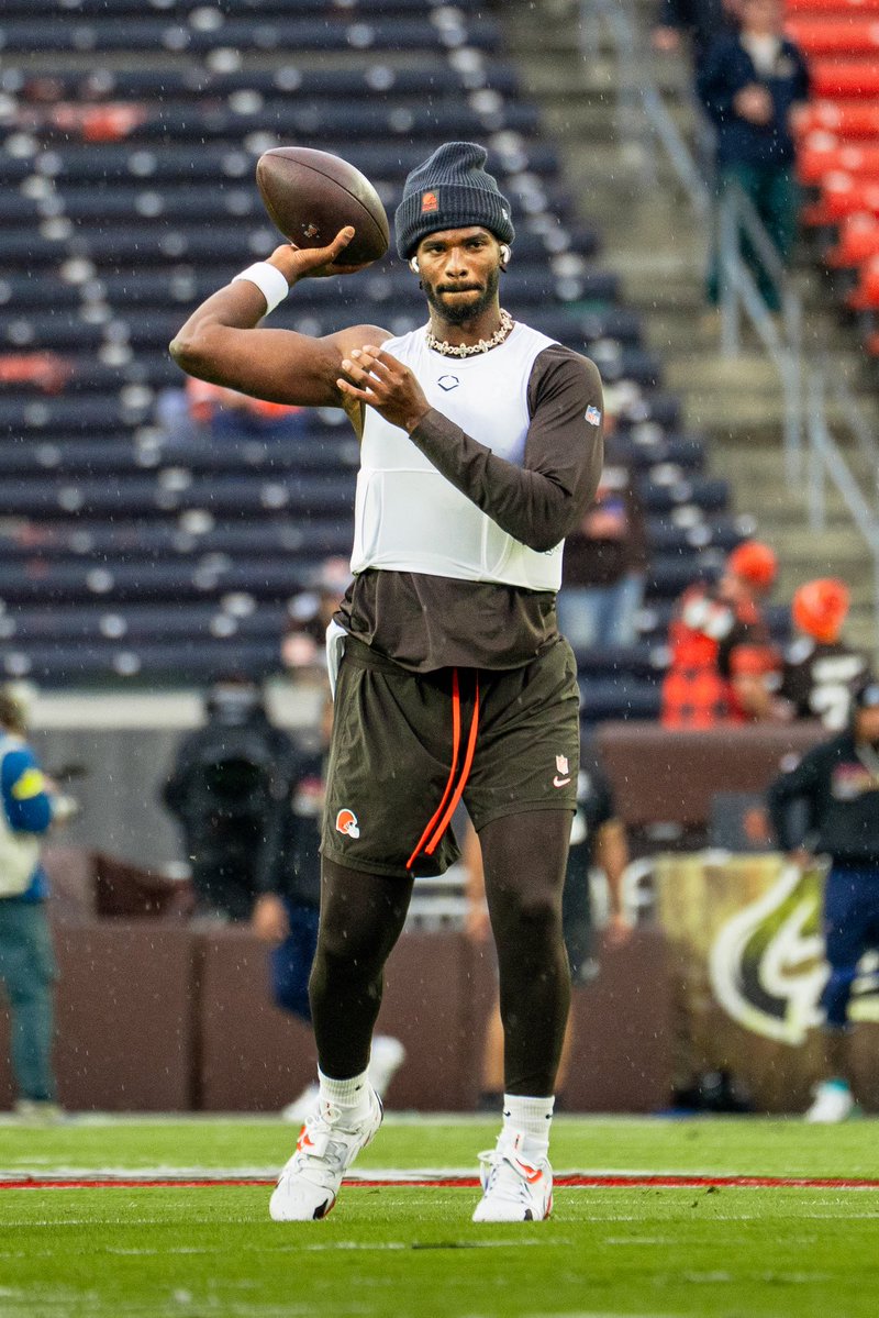 ESPNCleveland's tweet image. Shedeur Sanders will be the Browns QB2 on Sunday.