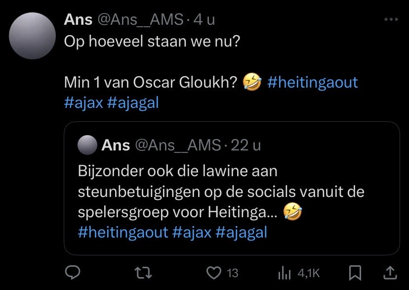 Ans__AMS's tweet photo. Iemand een tussenstand?! ๐คฃ #heitingaout #ajax #ajagal https://t.co/LeMJ96tZQP