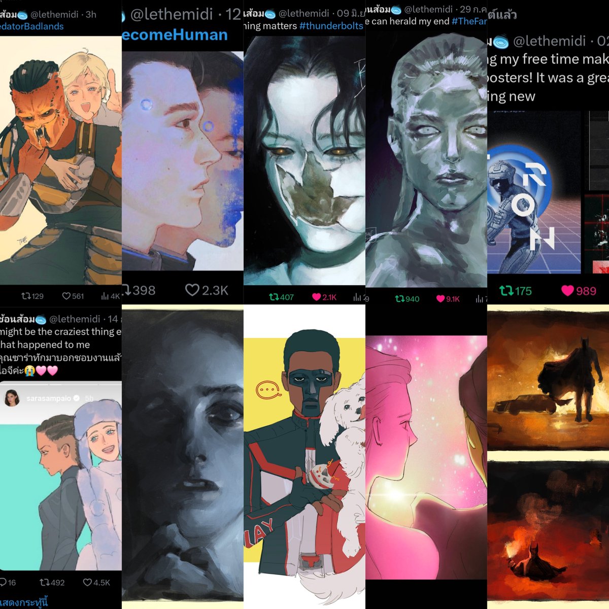 ถึงแอคนี้จะไปเรื่อยแต่เรามี goal คือการวาดแฟนอาร์ตที่อยากวาดแบบไม่ต้องทำตัวเป็นสแตนแล้วมีคนมาเห็นเยอะๆ หรือพูดกับเราเพราะเห็นเราวาดรูป

เราคิดว่าปีนี้เรามาถึงจุดที่ตัวเองฝันไว้ตอนเด็กแล้วค่ะ ขอบคุณฟลว มุช่วล และคนที่ผ่านไปผ่านมาเห็นงานด้วยนะคะ ขอบคุณสำหรับ 2000 ฟอลค่ะ🩷