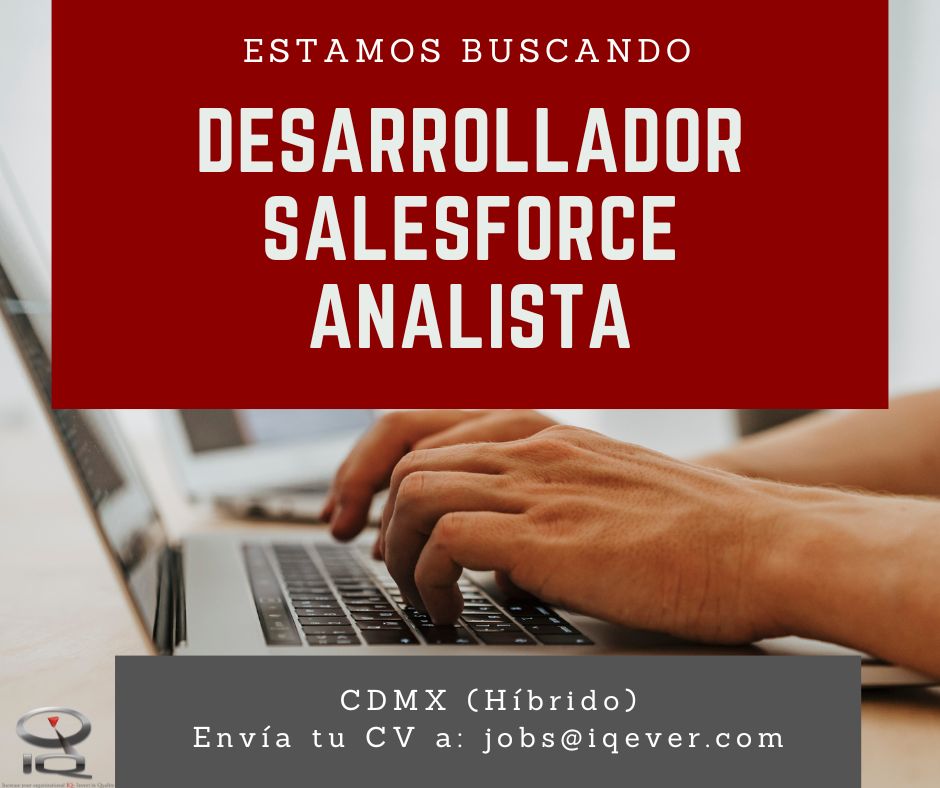 IQJobs2's tweet photo. Posición híbrida en CDMX como Desarrollador Salesforce Analista. Para más: https://t.co/Vn9iDFOjqQ

#SalesforceDeveloper #Analyst #Hybrid #CDMX #Job #IT #Mexico https://t.co/nK9WlHRevU