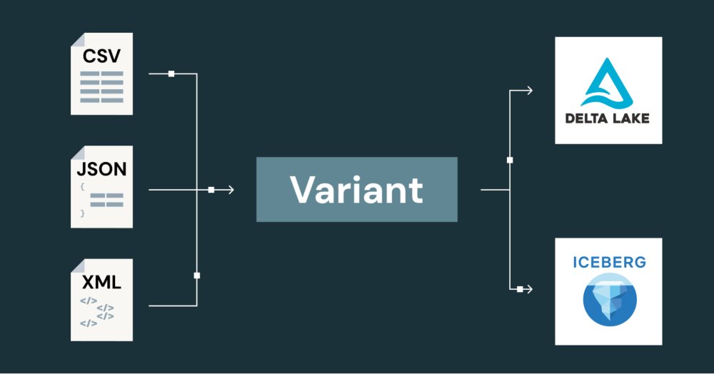 Variant, the native data type for semi-structured data, has been ratified by the Apache Parquet™ community, with support extending across Delta Lake, Apache Iceberg™, and Apache Spark™! 

Last year, we collaborated with the open source community to create Variant, and were