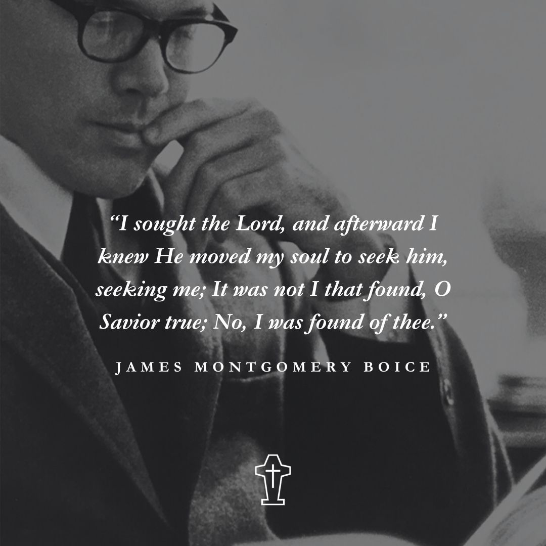“I sought the Lord, and afterward I knew He moved my soul to seek him, seeking me; It was not I that found, O Savior true; No, I was found of thee.”  – James Montgomery Voice