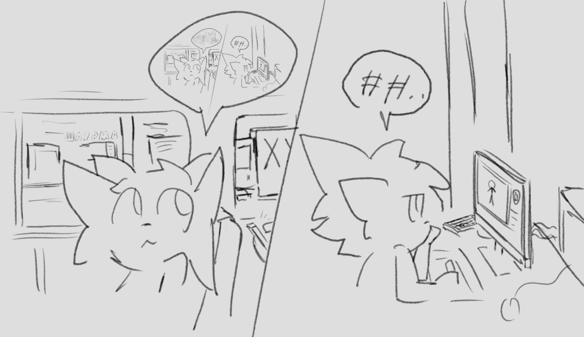 thinking about drawing VS actually drawing
