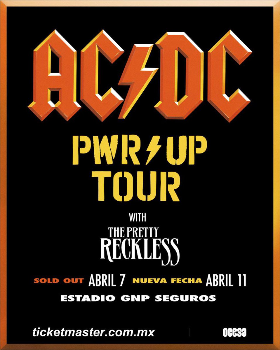 ¡SE ABRE SEGUNDA FECHA DE AC/DC EN MÉXICO! ⚡️