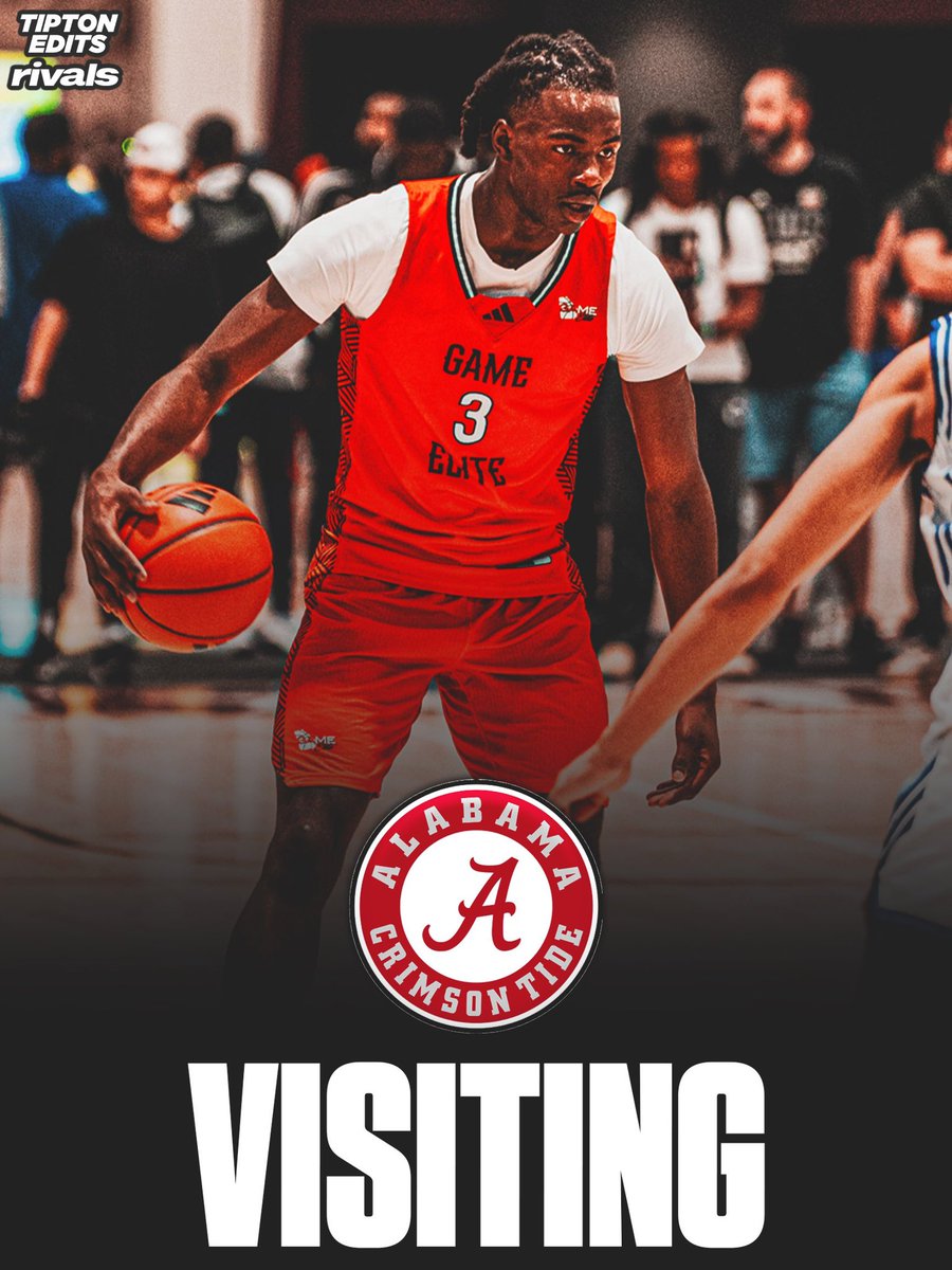 5￼⭐️ Caleb Holt, a top-5 overall recruit in the 2026 class, is taking an unofficial visit to Alabama on Saturday for the football game, he tells <a href="/Rivals/">Rivals</a>. 

The 6-5 shooting guard is a Huntsville, Alabama native.

on3.com/rivals/caleb-h…