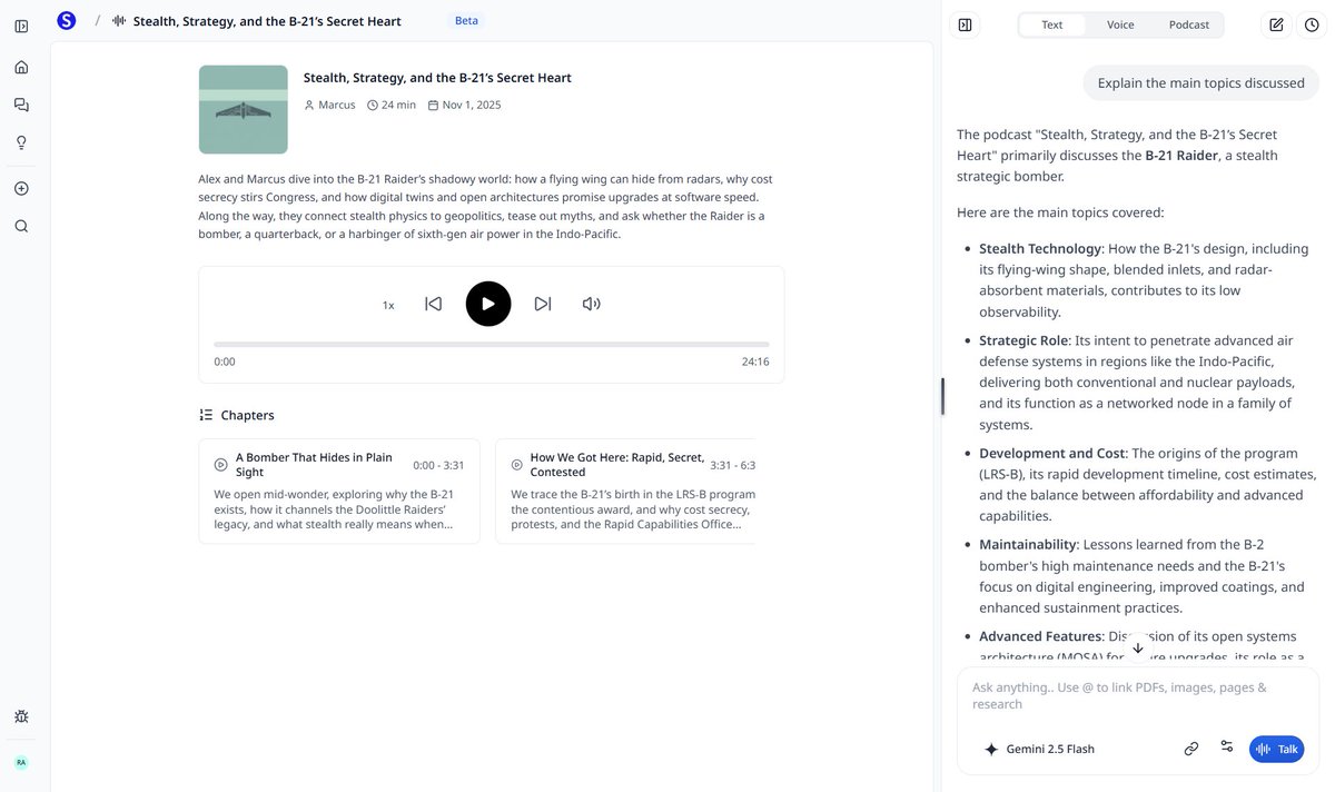 Scholarly's AI Podcasts have been improving every day!

We're still working hard on making it truly wonderful, but it's a great start!