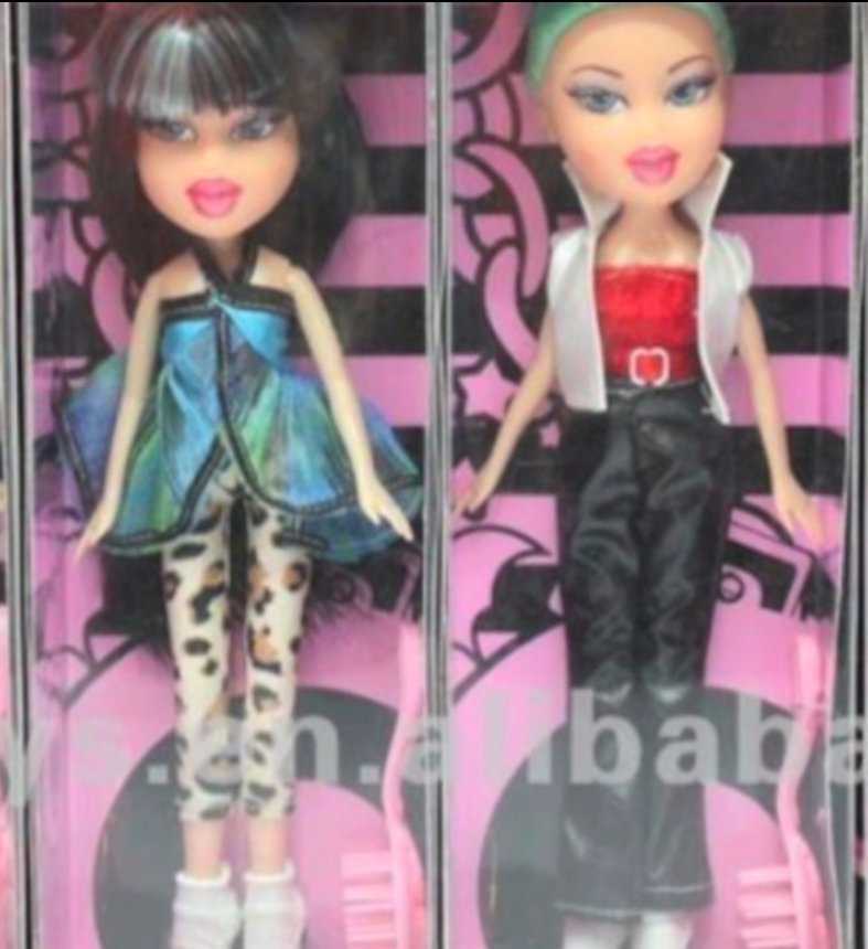 houseofmous's tweet image. &quot;you better not be butchfemme cleo de nile and deuce gorgon bratz dolls&quot; 
my silly ass: