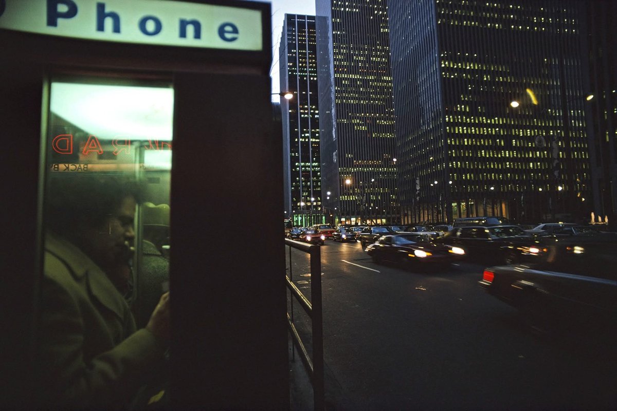 Good Evening and vacation for me ✈️
Ernst Haas
Phone booth, no date
Manhattan, New York