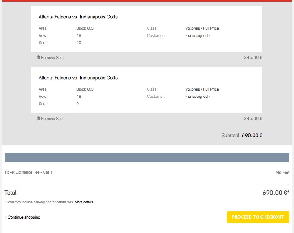 SarahMatthew1's tweet photo. NFL int games are so cooked this season. You can currently buy £300 FV tickets for NFL Berlin this weekend for £160 on Viagogo/Stubhub. Plenty of availability on secs and NFL site.
Also appears NFL are selling their own stock on secs. This normal @TheTicketTruth ? https://t.co/G30nCct1wo