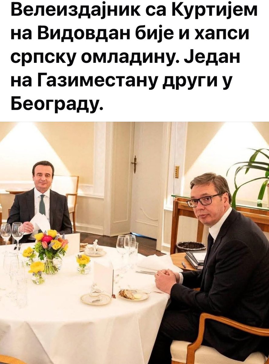 spasa1rs's tweet photo. @ivan_nasi Шта је теби Иване - ПРОДАО СИ СЕ ! Вучић је Охридским споразумом предао шиптарима Свету Српску Земљу,  а ти као да незнаш за то- где су Српске институције - није их Курти отео већ Вучић предао ! Ми бет КОСОВА И МРТОХИЈЕ НЕ ПОСТОЈИМО- шта ти би , колико си новца примио за издају https://t.co/Xfw1iOgTbG