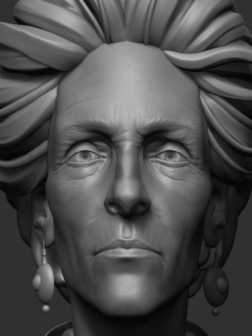 excessmoisture's tweet photo. Little bust for some practice. https://t.co/f76kBOKDg0