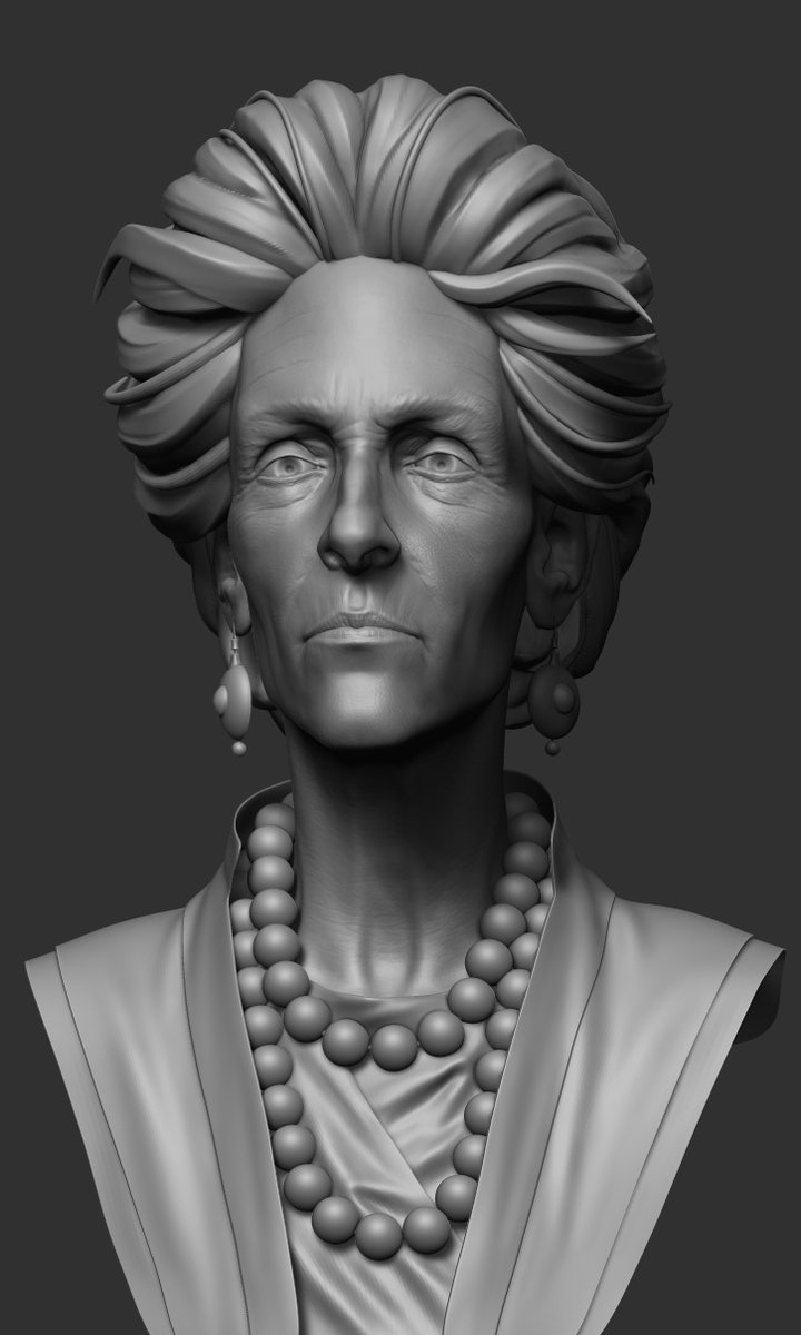excessmoisture's tweet photo. Little bust for some practice. https://t.co/f76kBOKDg0