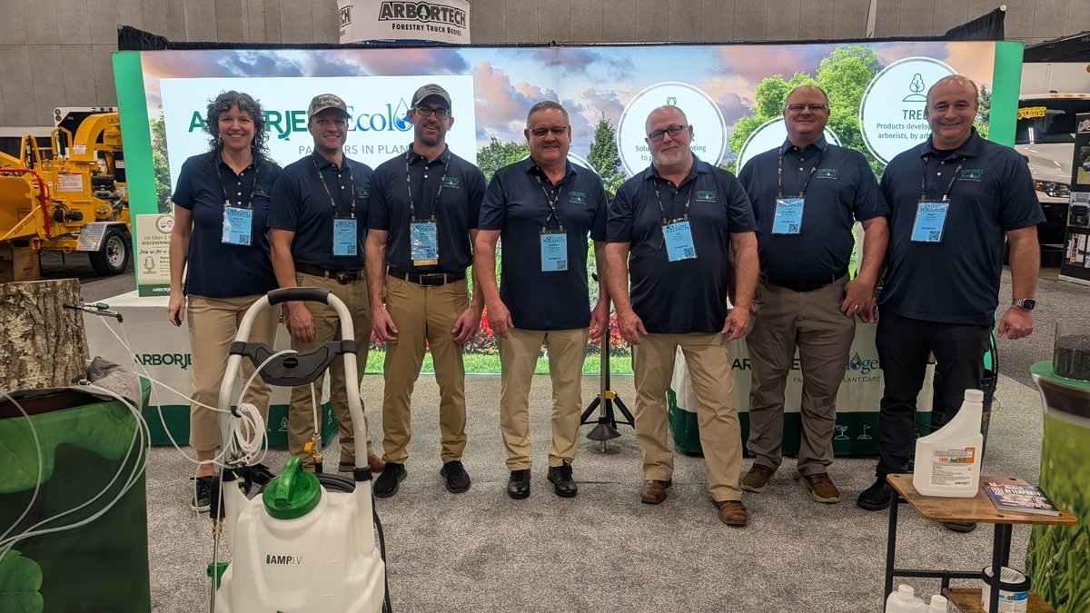 Arborjet's tweet image. Our team at TCI EXPO 2025 has been hard at work at Booth 717, catching up with familiar faces and talking all things plant health care.

There&apos;s still time to stop by, we&apos;ll be here for the rest of the show and would love to meet you!

#TCIEXPO2025 #TreeCare #ArborjetEcologel