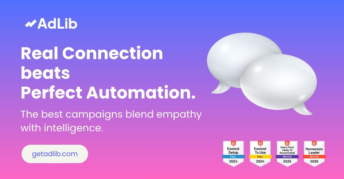 AdLibDSP's tweet image. Technology scales reach.
Human insight creates connection.
AdLib brings both together.
#Advertising #Programmatic #HumanConnection