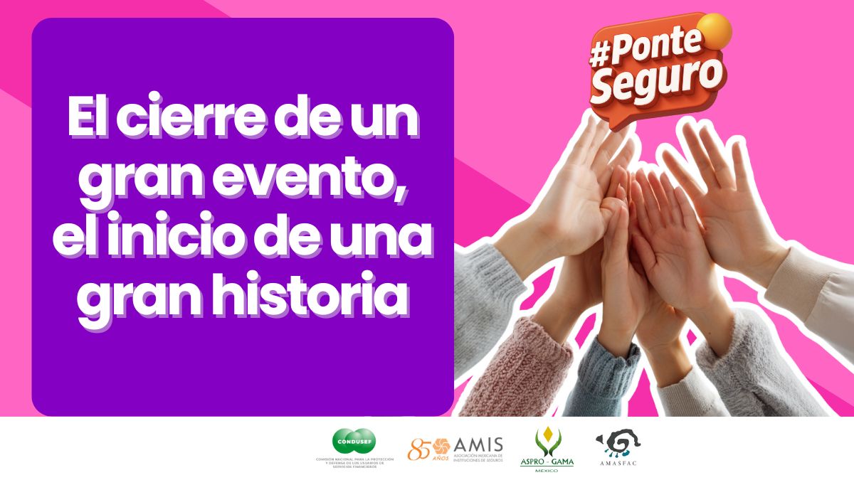 La Semana del Seguro 2025 está por terminar, pero el compromiso de protegernos continúa.
Cada historia asegurada nos acerca a un México más fuerte y preparado.
Nos vemos en 2026 para seguir transformando historias.
#SemanaDelSeguroMx #SeguroChallenge #AseguraLoQueAmas