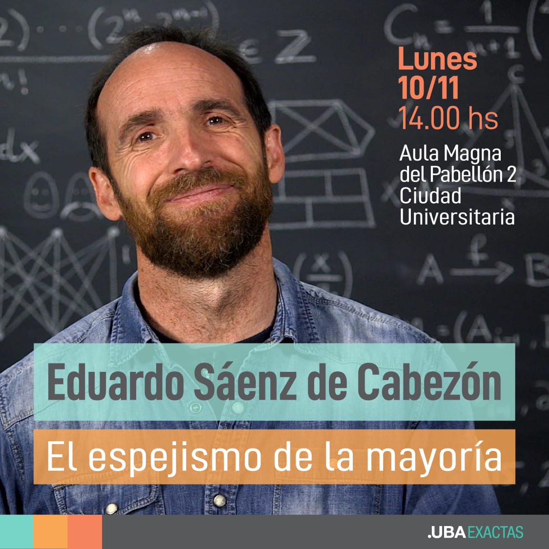 Exactas_UBA's tweet image. 🤔¿Sentís que en las redes sociales a veces se expanden opiniones loquísimas?, ¿o ideas extravagantes sobrerepresentadas? 
 🧠Te invitamos a reflexionar sobre el espejismo de la mayoría junto a @edusadeci, matemático y profesor de Lenguajes y Sistemas Informáticos en la…
