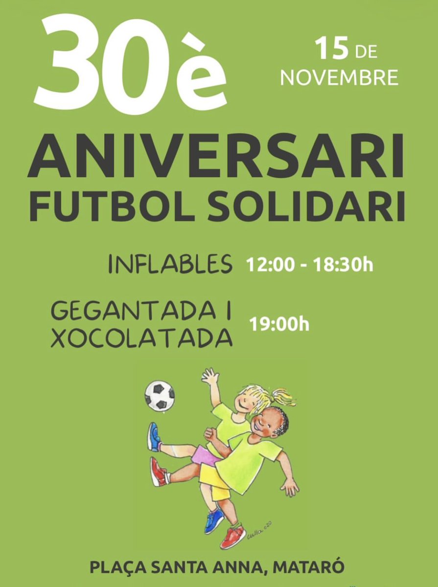 XXX Futbol Solidari tweet media