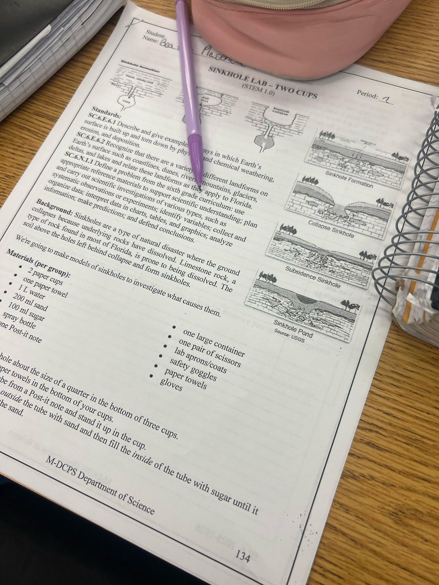 MDCPSSci's tweet image. Discovering the mysteries of sinkholes in science today! 🌎🌀 

Learning how nature works @CaribbeanK8CT is truly fascinating and fun! 

#ScienceRocks 

#YourBestChoiceMDCPS 

@AileenVega123 @WendyForteza @DaneMDCPS @NestorEMarcia @MDCPSSTEAM @AcademicsMDCPS @alexsantoyo75