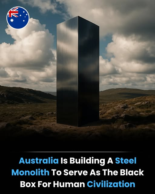 Rainmaker1973's tweet image. Australia is constructing one of the most ambitious archival projects in history — a giant steel monolith known as “Earth’s Black Box”.

Much like an airplane’s black box records critical flight data, this monumental structure is being designed to document the rise — and…