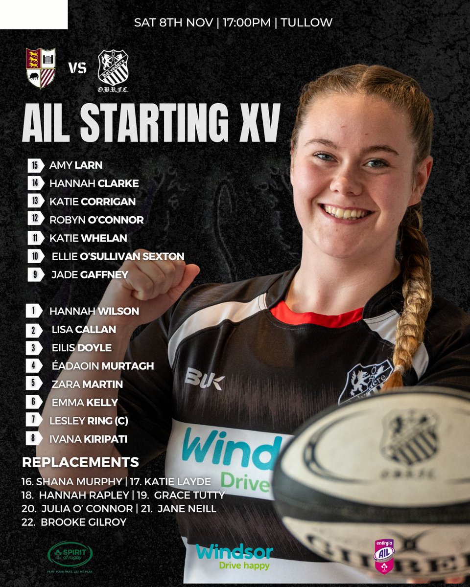 OldBelvoWomen's tweet image. Wolves on the road for Round 5 of the AIL as we take on Tullow tomorrow at 5pm🐺

Follow live updates on the @AnyscorFanApp
anyscor.ie