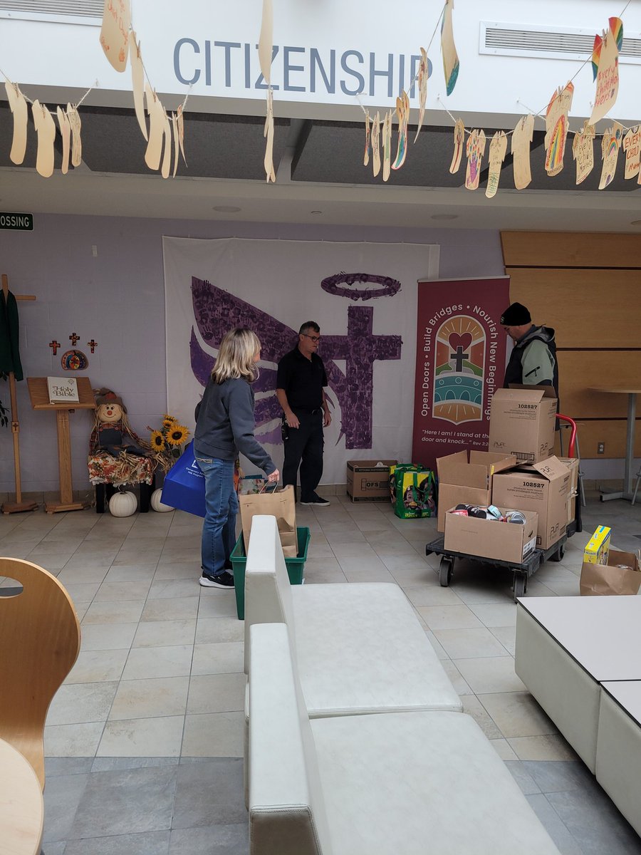 Here <a href="/StGabrielOCSB/">St. Gabriel School</a>, we certainly know how to Scare Away Hunger! 🎃👻 Thank you to the entire community for donating to our canned food drive for the <a href="/KanataFoodCpbrd/">Kanata Food Cupboard</a>! The generosity is incredible! A beautiful example of #BuildingBridges in the community! <a href="/OttCatholicSB/">Ottawa Catholic School Board</a> ❤️💛🧡