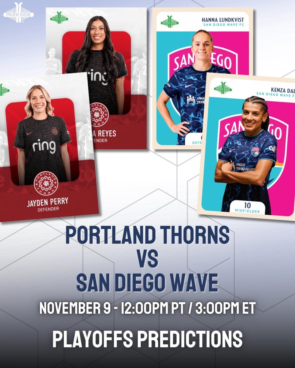 No room for error. No excuses. We wouldn’t have it any other way. 🔥
 #NWSL playoffs begin TODAY. 🤩🤯
Comment your predictions and tag a friend to do the same! If you guess correct, we may just send you some cards 👀 

#NWSL #JustWatch #Woso #NWSLPlayoffs #TradingCards