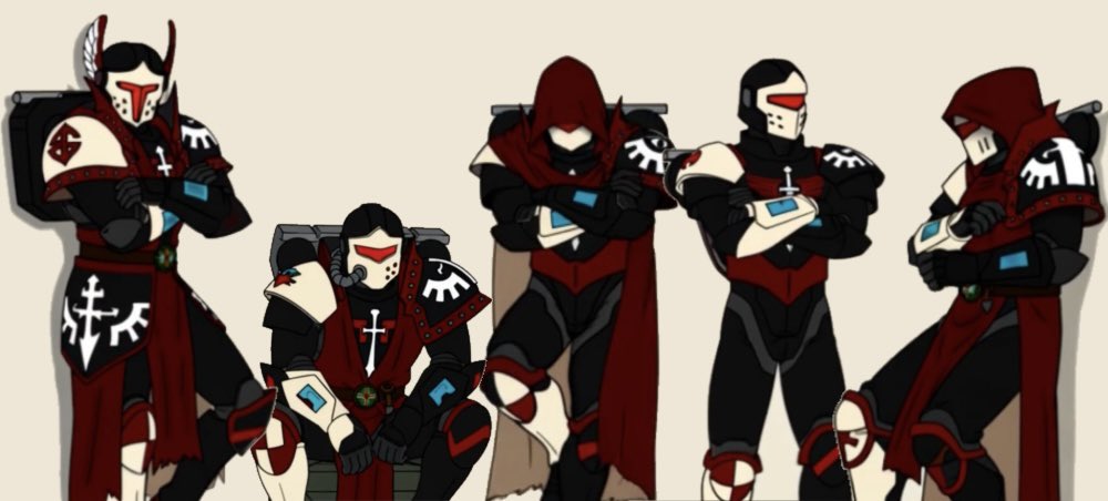 MultiversalEngi's tweet image. Long time coming. Everyone, meet the complete Galvrect Secondus command squad.

Left to right

Commander Balthial- Squad lead
Sergeant Kasorian- Squad plasma gunner
Specialist Saresh- Squad marksman
Lieutenant Akriel- The rookie
Sergeant Corvath- Squad heavy gunner