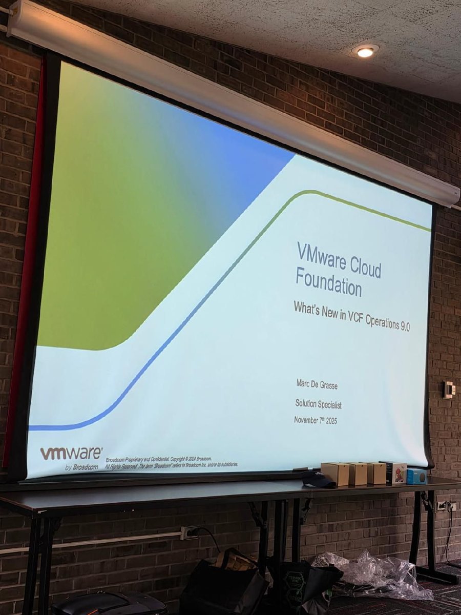 ben_liebowitz's tweet image. Great presentation on #vcfOperations by Marc De Grasse at #NJVMUG!
