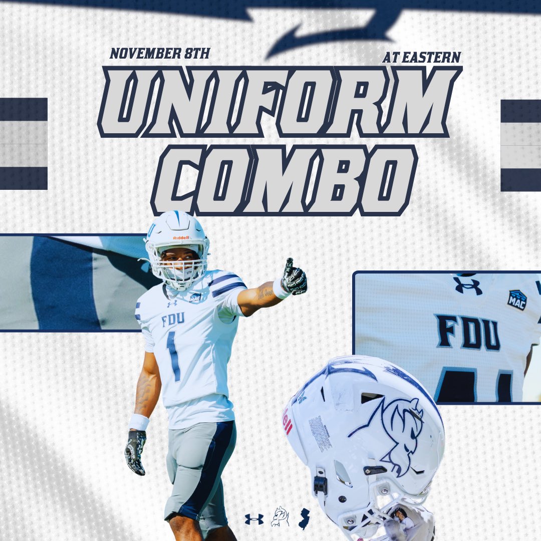 Week 9 Combo 💥 

Away @ Eastern

#FamilyDedicatedUncommon | #HornsUp