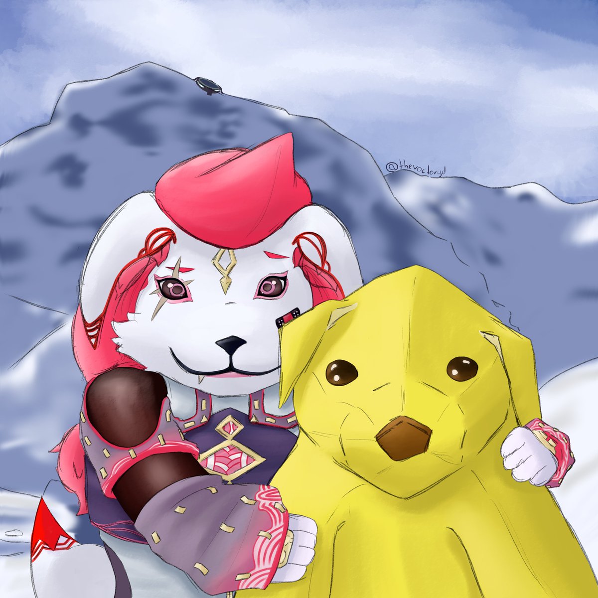 thevoctorgd's tweet photo. Yo y mi banano perrito viendo como destruyen la isla el 29:

#KimikoFiveTails #peels #bananino #FortniteArt https://t.co/kEjZyVgLub