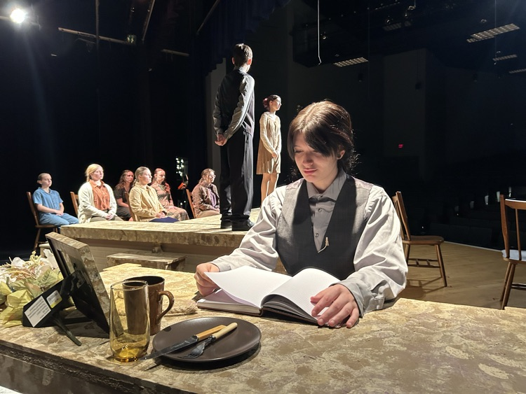 Join us for the Fall Play, "Our Town," on Friday Nov. 7th at 6pm, Saturday Nov. 8th at 6pm, and Sunday Nov. 9th at 2pm! Tickets at the door: $5 for students/seniors, $7 for adults. We will be happy to have you in the audience!