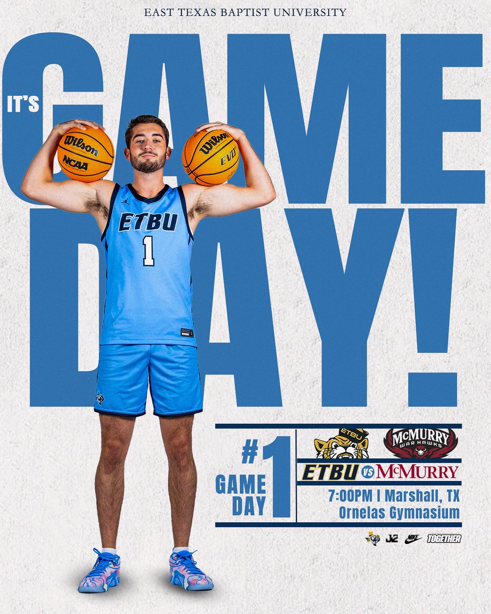 Season begins tonight in “The O”! See you there for 7:00pm tipoff!
#ETBUTogether