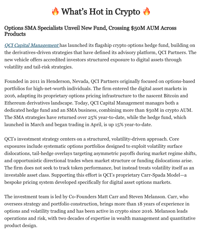 QCI_GP's tweet photo. QCI mentioned in @CryptoFundWatch latest industry article https://t.co/y0cIdVLFwd https://t.co/IrmY865jC3