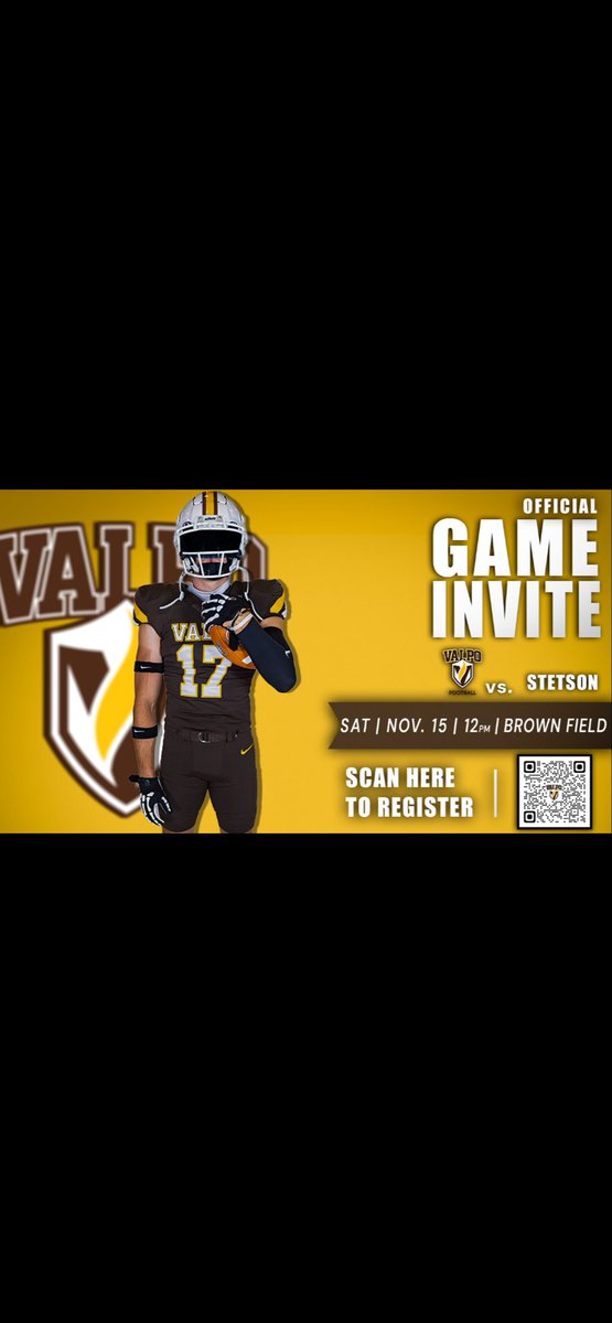 Thank you <a href="/valpoufootball/">Valpo Football</a>  for the game day invite I will be there next week ‼️ <a href="/CoachTCip/">Coach Cipriano</a>  <a href="/FBCoach_Rahn/">Coach Matthew Rahn</a> 

#JUCOPRODUCT