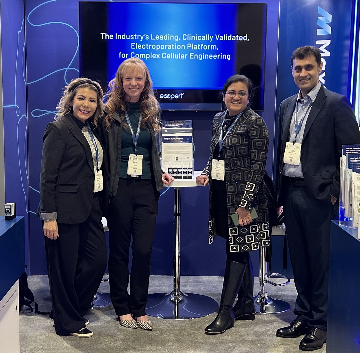 Excited for day one of SITC! 
 
Drop by and say hello to Eliza Fasbender, Sarah Schuett, Rama Shivakumar, and Nitin Kulkarni at booth #703. We're looking forward to catching up and connecting on your cell engineering needs over the next few days. 
 
bit.ly/49hbnOd