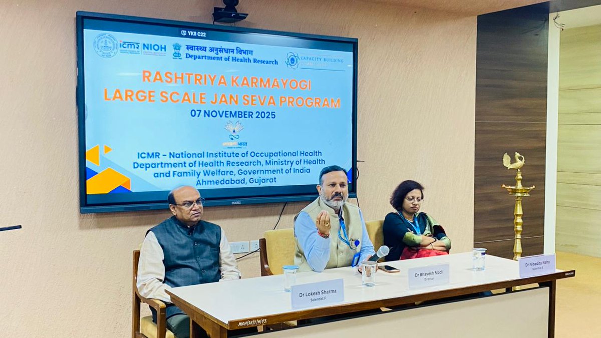 ICMR-National Institute of Occupational Health tweet media