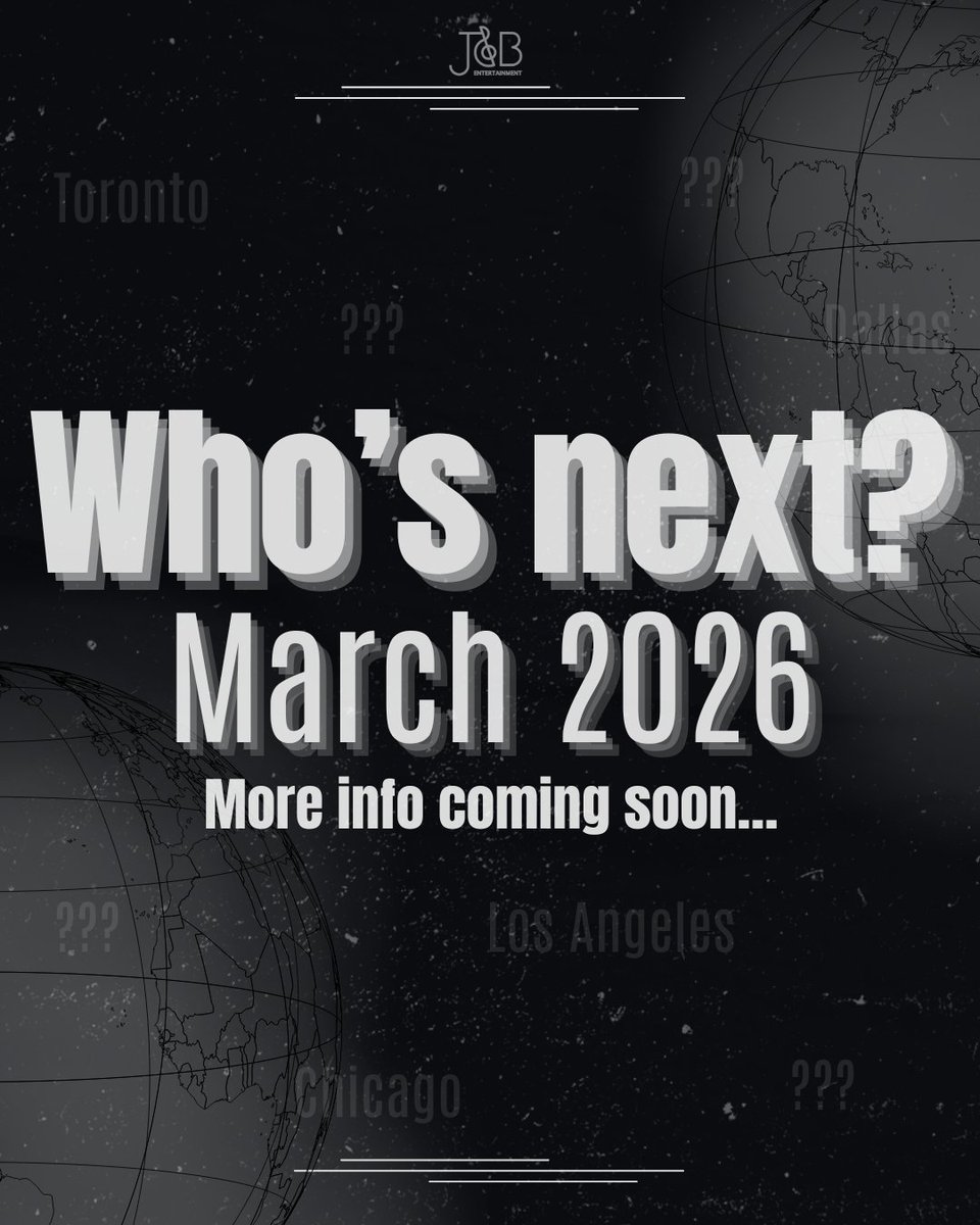 JNBCANADA's tweet image. 🤔 WHO'S NEXT ? 

 🎉 2026 MARCH 🎊 
🇨🇦 🇺🇸

 KPOP FANS~!! 
  STAY TUNED ~!!
🔗MORE INFO COMING SOON

#whosnext #jnbcanada