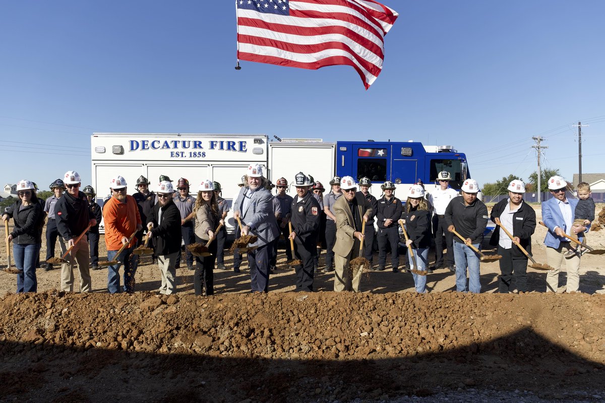 keyconstruction's tweet image. 🚒 Exciting news in Decatur, TX! We celebrated the groundbreaking of Fire Station 2! Big thanks to the City of Decatur for making the event special — and for the breakfast tacos! 🌮 #Groundbreaking #DecaturTX #FireStation