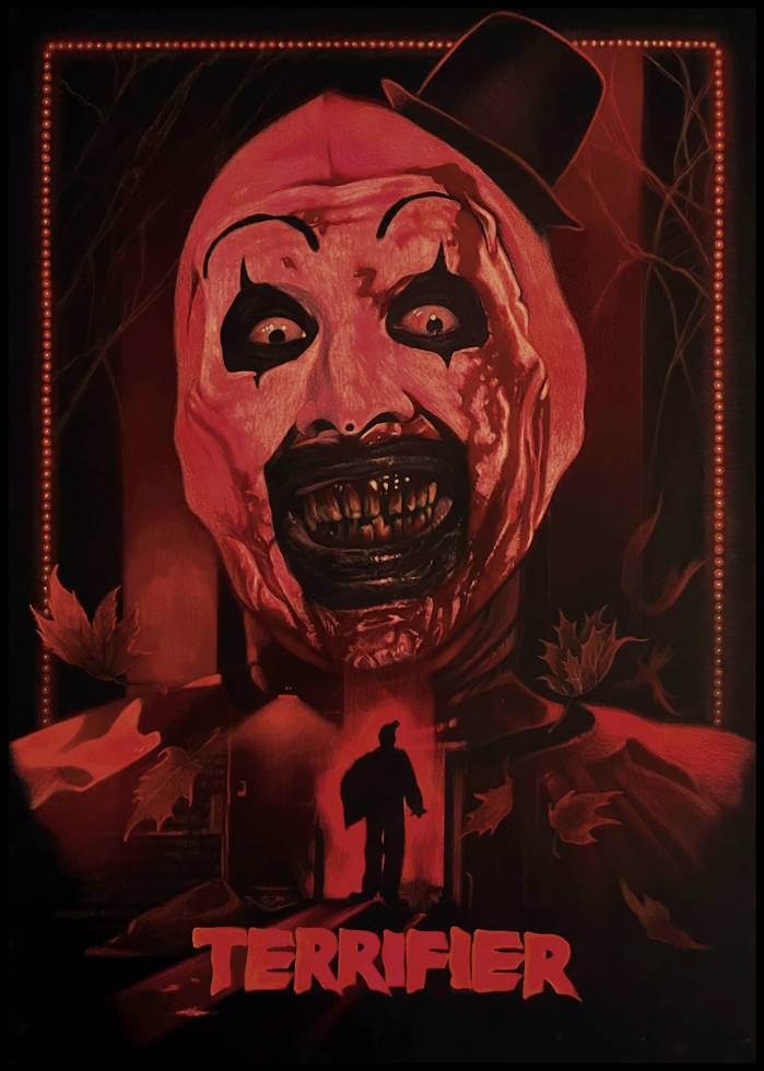 DemonLegionDB's tweet image. Terrifier Art the Clown drawing
By Kevercaser