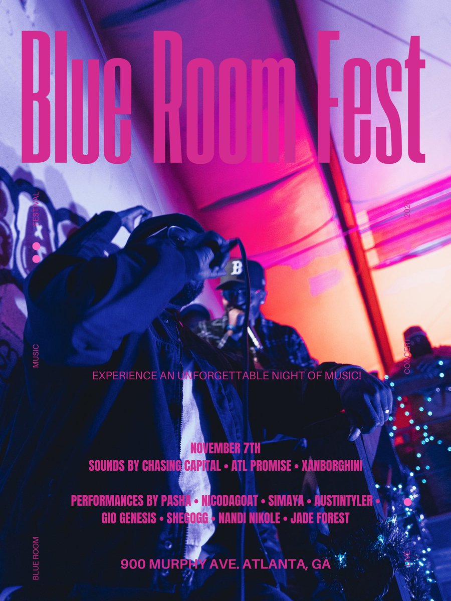 BigJocATL's tweet image. BLUE ROOM FEST - TONIGHT! 💙💙💙

Sounds By @ChasingCapital • @xanborghini • @ATLPromise 

7PM-12AM • Performances By @_giogenesis @nandimfnikole @autyhours @iamjadeforest @shegogg + More! 

Parking Instructions Attached. 

RSVP: posh.vip/e/blue-room-fe…