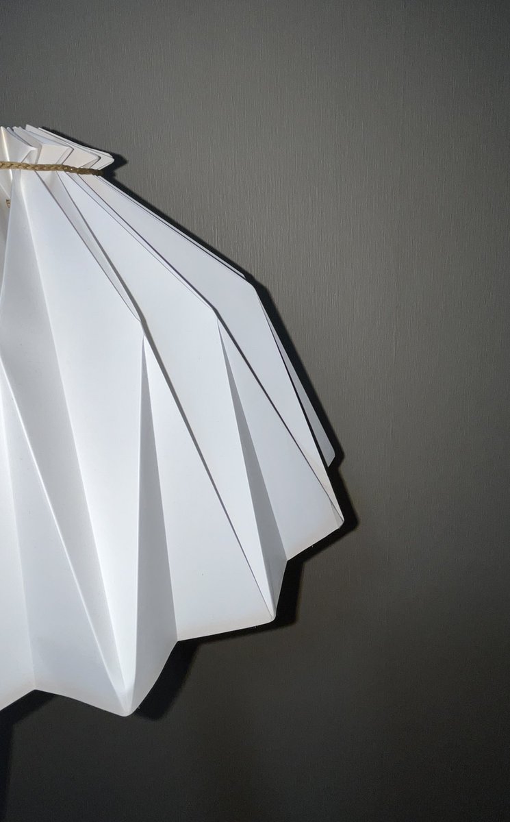 می‌تونیدم بیاید براتون لوستر اوریگامی بسازم پولدار شم ✨