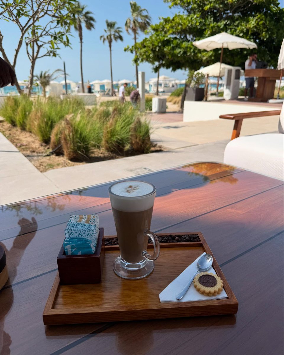 I had a latte macchiato after lunch. What about you?